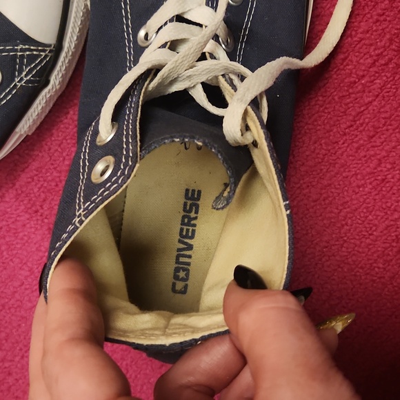 CONVERSE navy high tops - Picture 11 of 13